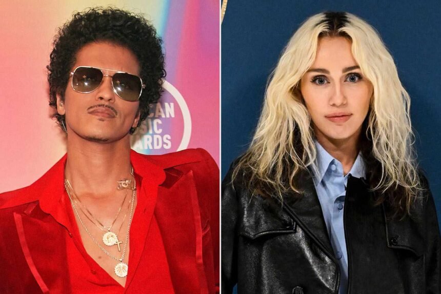 Miley Cyrus Sued for Copying Bruno Mars