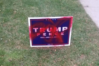 Homeowners Set Legal Trap to Protect Trump Sign