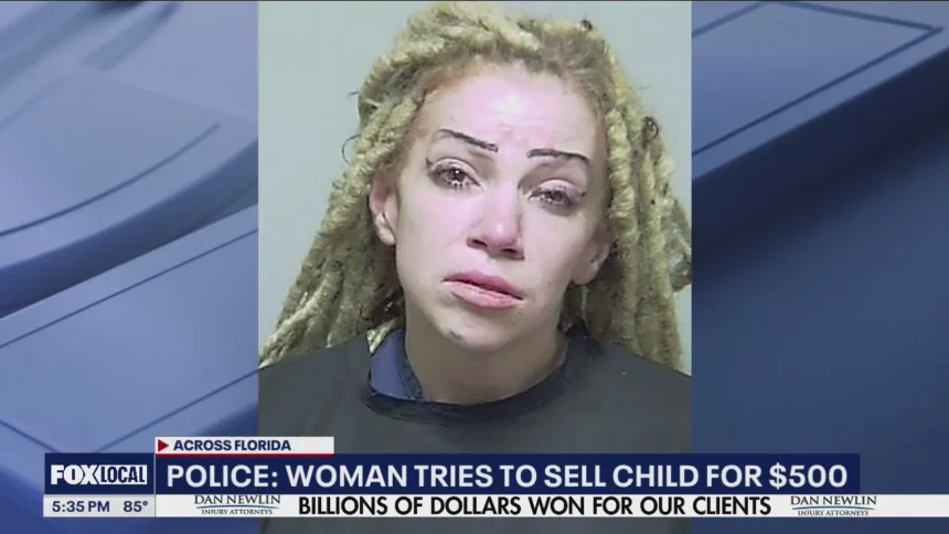 Mother Sells Baby for 500